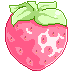 Strawberry Pixel Art